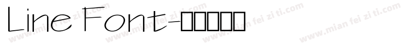 Line Font字体转换